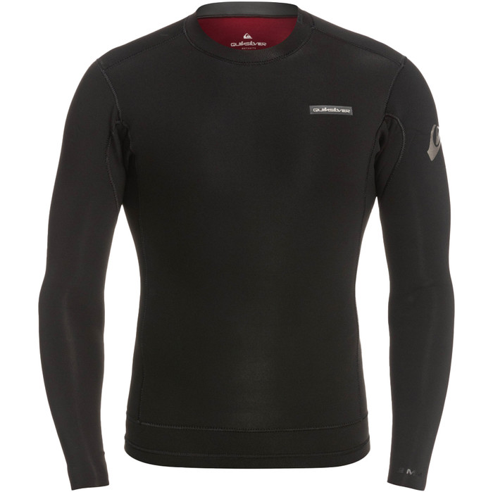 2024 Quiksilver Sesiones Diarias Para Hombres 2mm Gbs Chaqueta De Neopreno Eqyw803053 - Negro